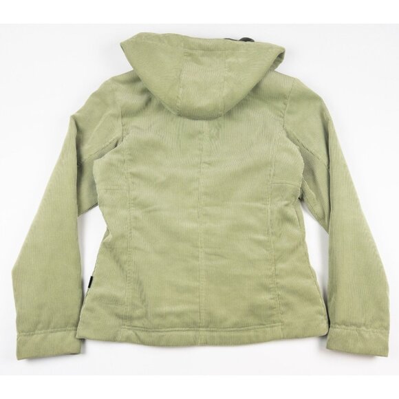 Patagonia Cordwarmer Jacket Women's Small Snap Fleece Lined Green Hooded 27145 - Picture 3 of 14
